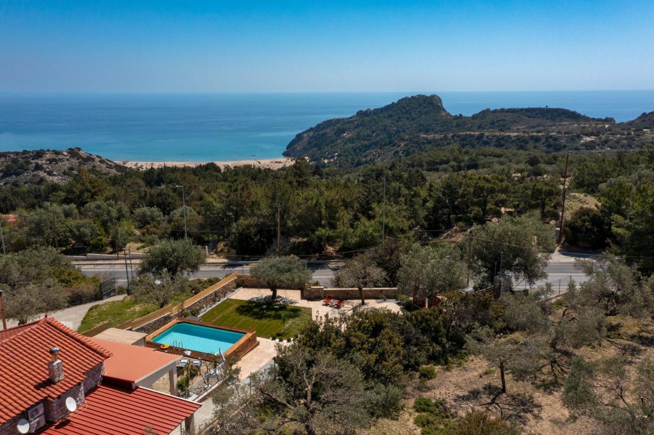 Sea Rock Villa Rodos أرخانجلوس المظهر الخارجي الصورة
